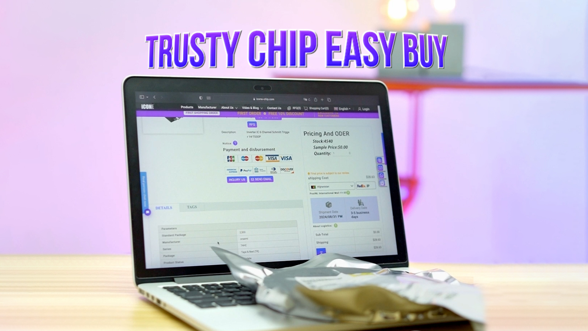 ICONE Trusty Chip Easy Buy,msp430fr2476 Switch tpl5110ddct cd4015