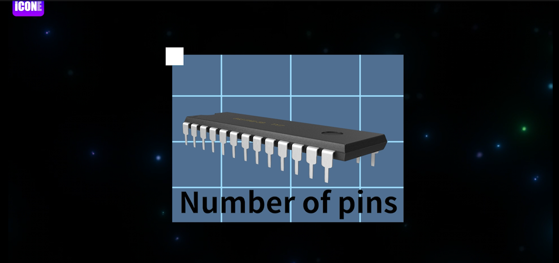 How do you identify which pin is pin 1 of an IC integrated circuit chip? |ICONECHIP