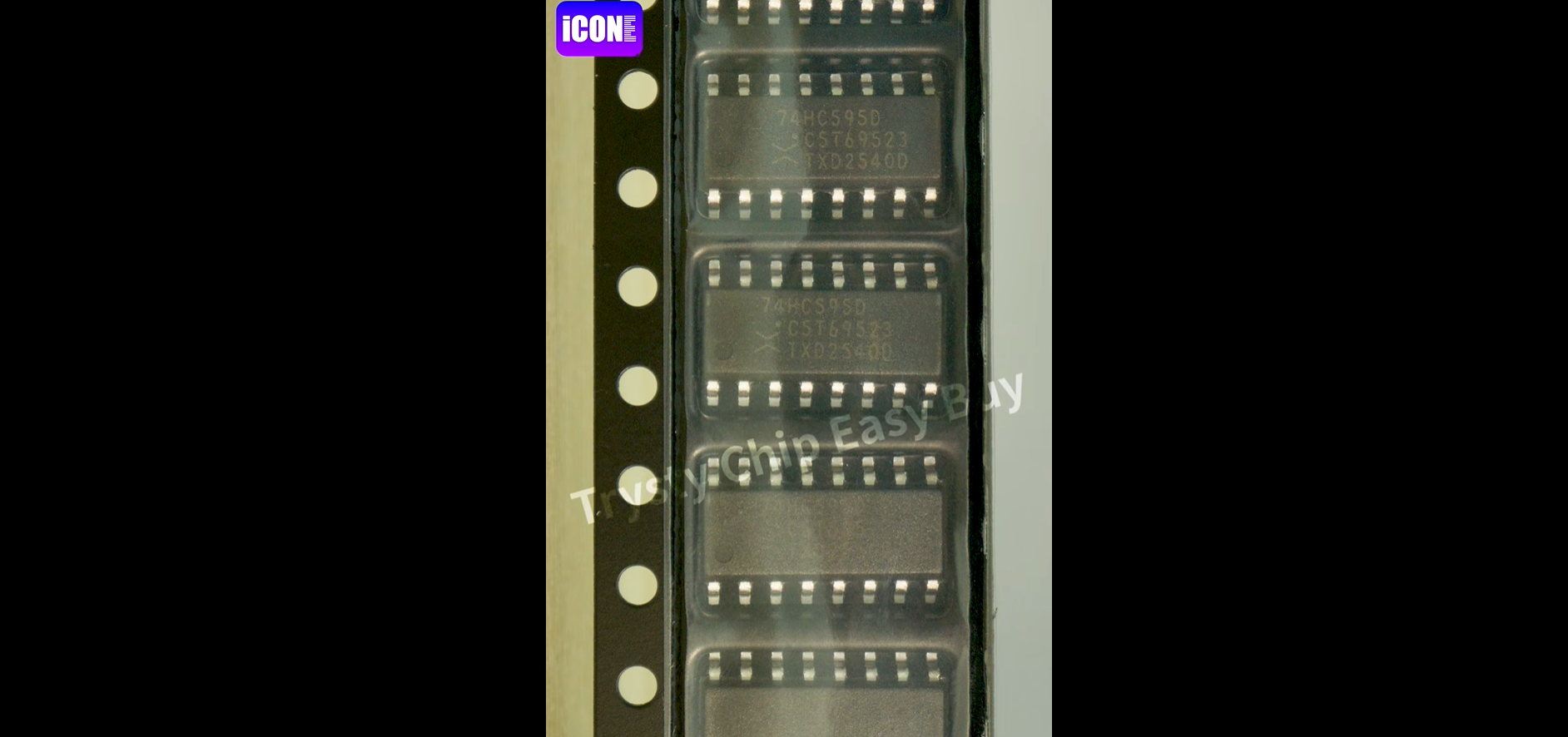 74HC595D Counter Shift Registers, Unboxing of the electronic components.| ICONECIHP Website
