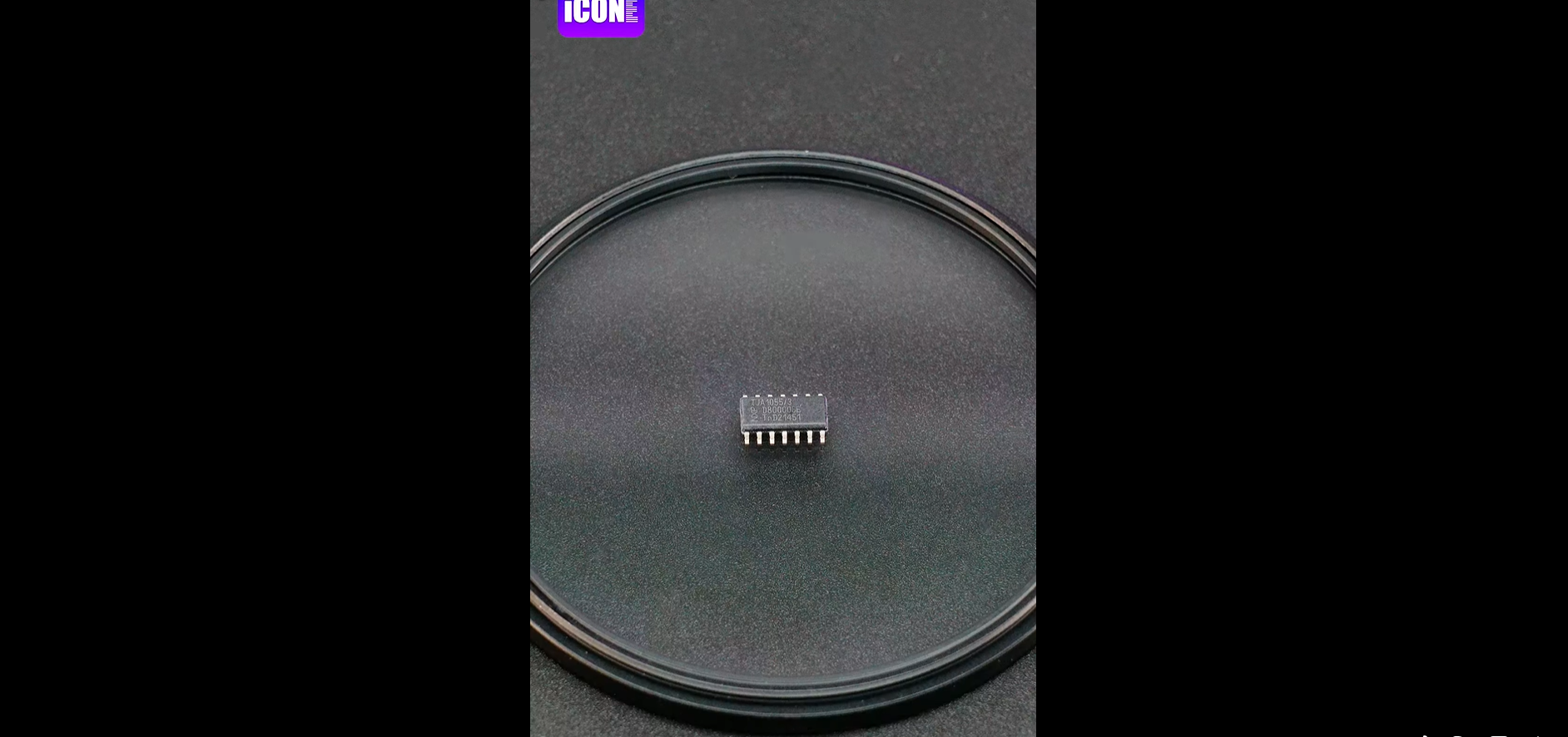 BTT6200-4EMA quad-channel smart high-side power switch. Unboxing of the electronic components