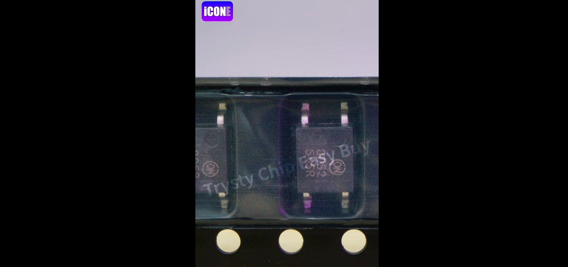 FODM3052R2-NF098 Triac & SCR Output Optocouplers, Unboxing of the electronic components.| ICONEC