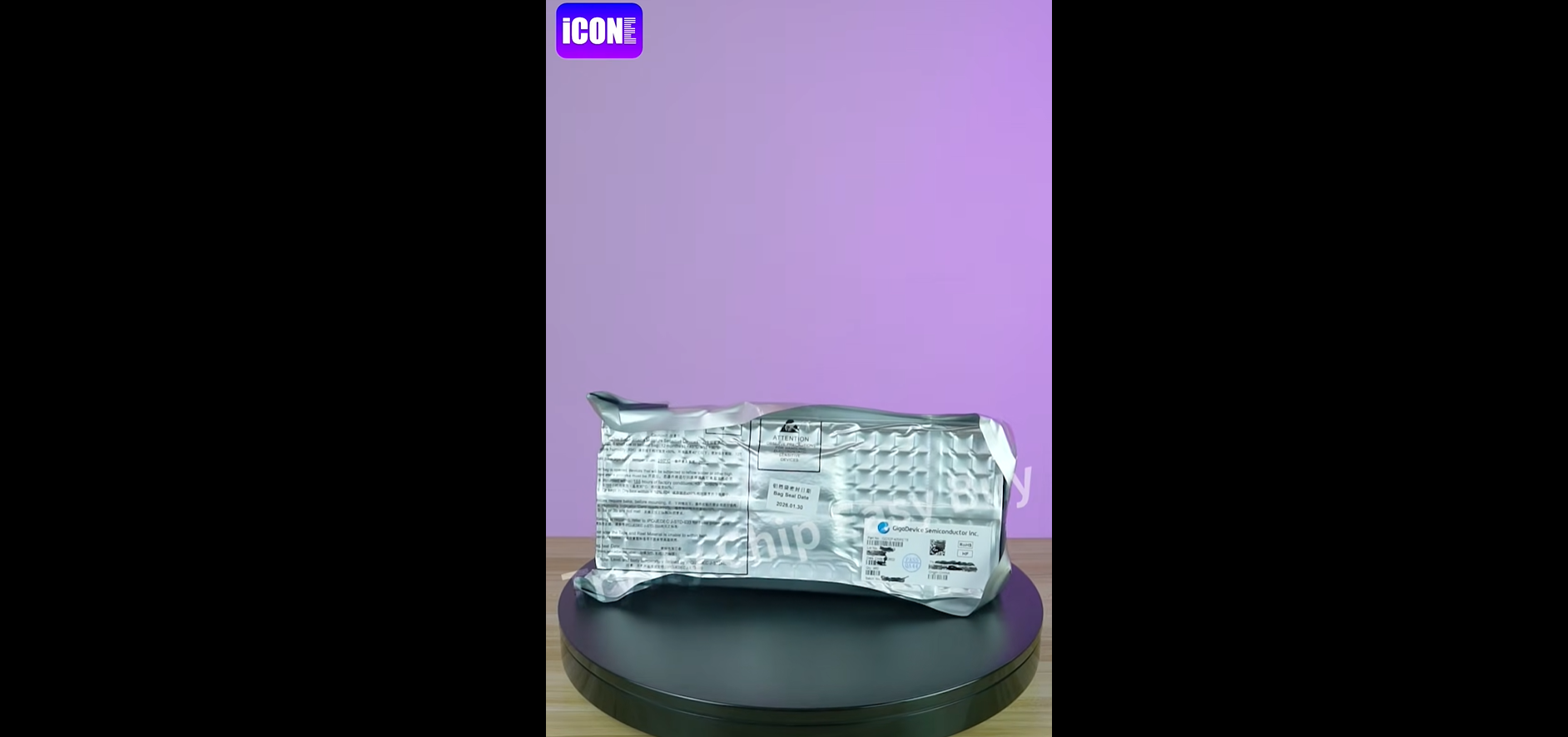 GD32F405RET6 32-bit Microcontrollers - MCU, Unboxing of the electronic components. | ICONECIHP