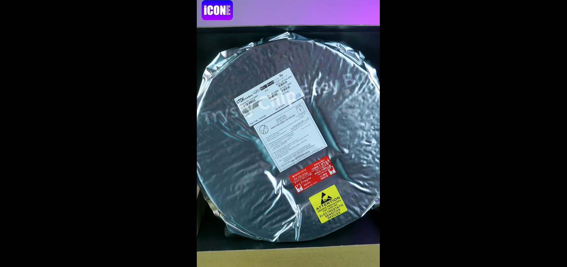 ICM-40607 IMUs - Inertial Measurement Units, Unboxing of the electronic components.| ICONECIHP