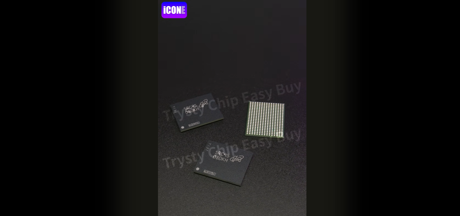 MT62F2G32D4DS-023 WT:C DRAM, Unboxing of the electronic components.| ICONECIHP Website