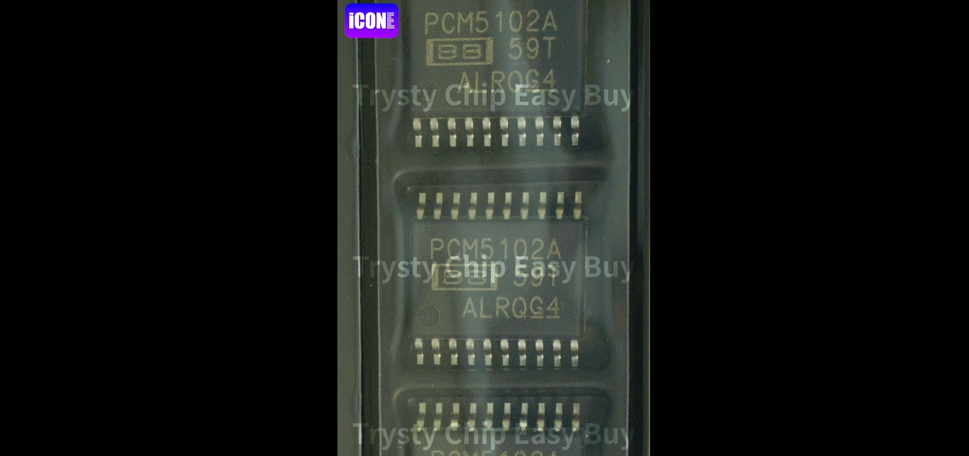 PCM5102APWR Audio D/A Converter ICs, Unboxing of the electronic components.| ICONECIHP Website