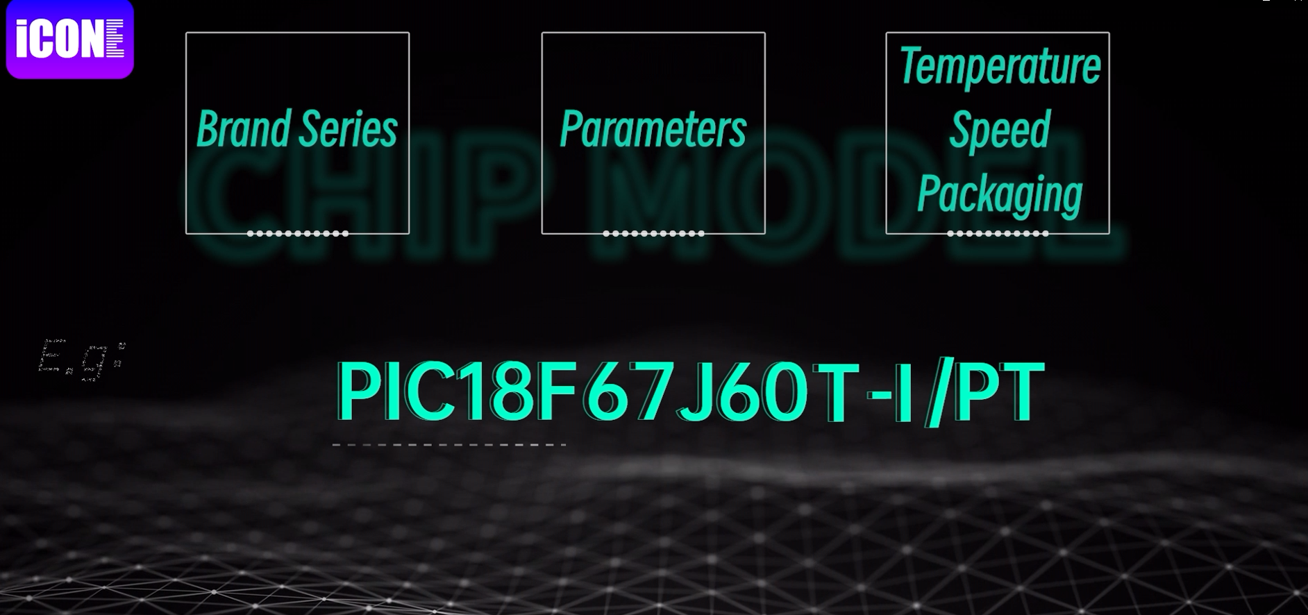 Most chip's naming rules,PIC18F67J60T-IPT