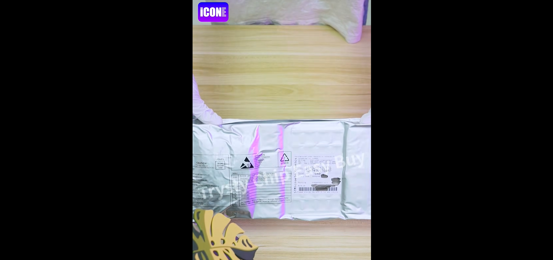 STM32H743VIT6, ARM Microcontrollers - MCU Unboxing of the electronic components.| ICONECIHP Website