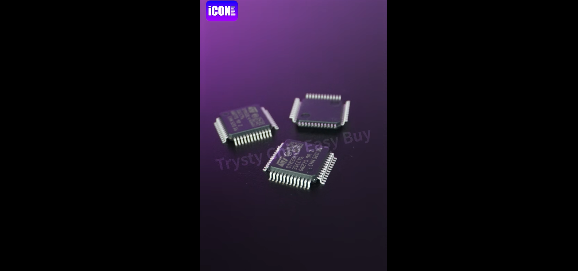 STM32L431CCT6 ARM Microcontrollers Cortex-M4 32bit(MCU), Unboxing of the electronic components