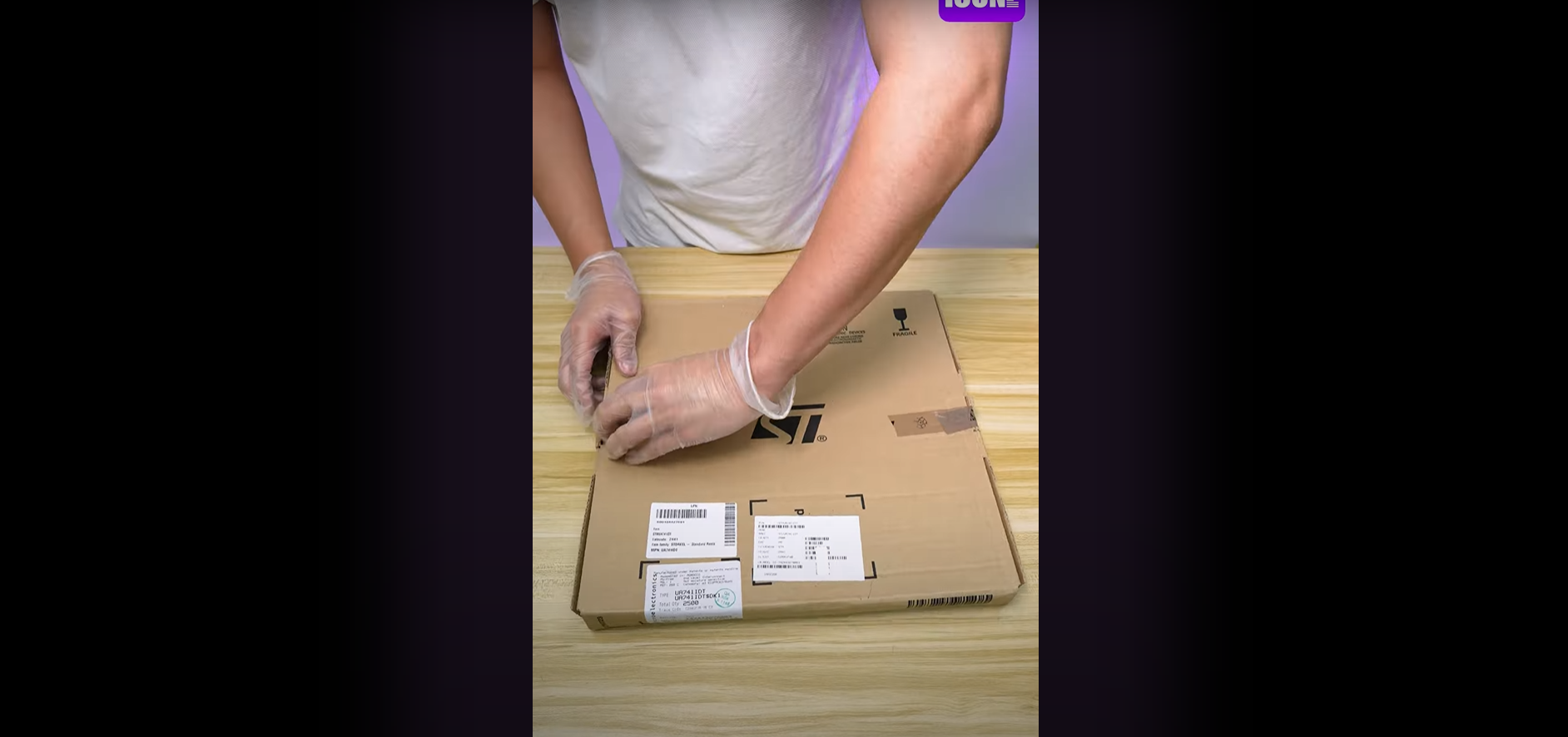 Unboxing of the electronic components UA741IDT | ICONCIHP Website www.icone-chip.com/