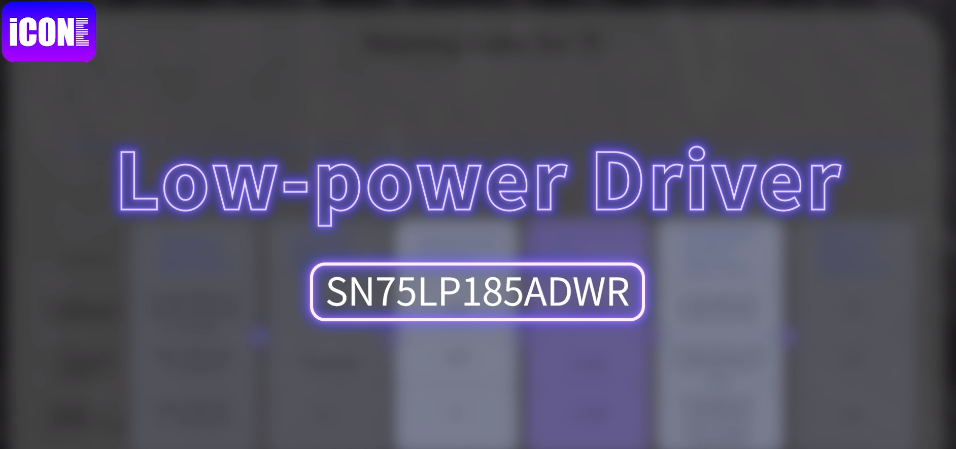 Naming rules for Tl,SN75LP185ADWR.|ICONECHIP