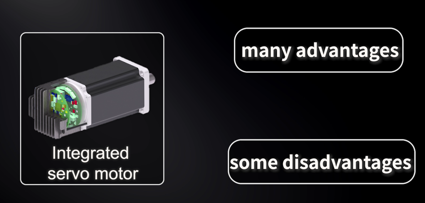 Advantages and disadvantages of servo motor integrated machine application