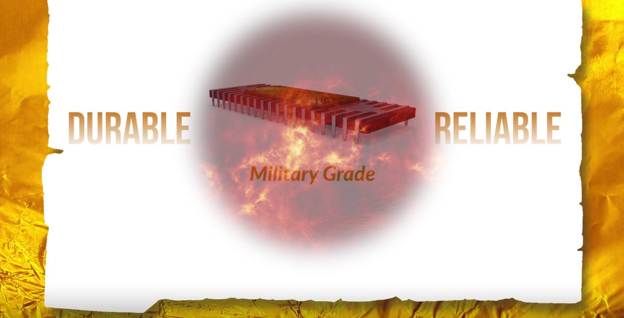 What kind of chip is considered military-grade?