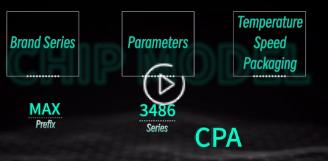 Most chip's naming rules,MAX3486CPA